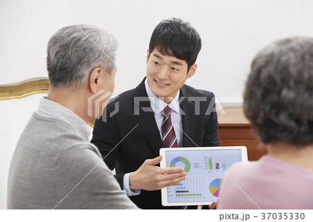 高齢者 老人 夫婦 37035330