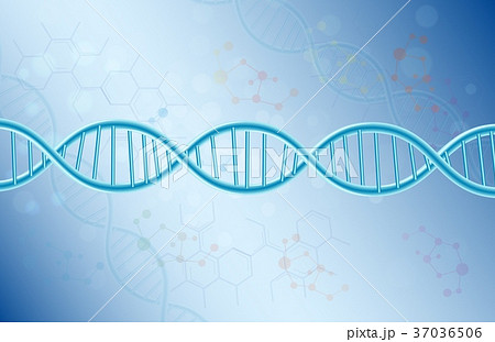 Concept Dna on blue background Concept Dna on blue background 37036506