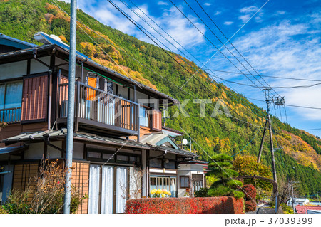 《山梨県》小菅村・田舎の長閑な風景 37039399
