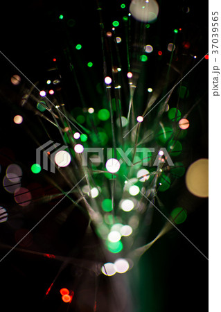Colorful bokeh circle light celebrate at night. 37039565