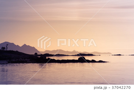 midnight sun at lofoten islands midnight sun at lofoten islands 37042270