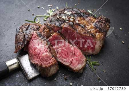 Barbecue aged Wagyu Rib Eye Steak Barbecue aged Wagyu Rib Eye Steak 37042789