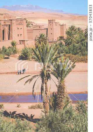 Panorama of Ait Ben Haddou Casbah  37043833