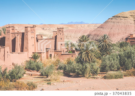 Panorama of Ait Ben Haddou Casbah  37043835