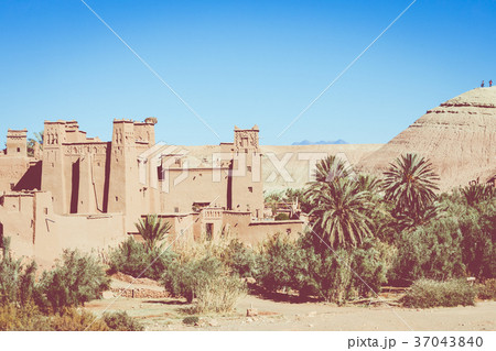 Panorama of Ait Ben Haddou Casbah  37043840