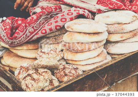 Typical traditional Moroccan bread Typical traditional Moroccan bread 37044393