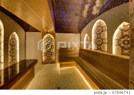 To boors with illumination on walls, laid out by a 37046741