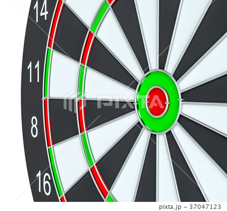 Dart board, isolated 37047123