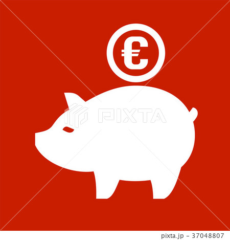 White piggy bank White piggy bank 37048807