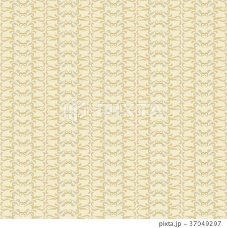Oriental pattern Abstract floral tile ornament 37049297