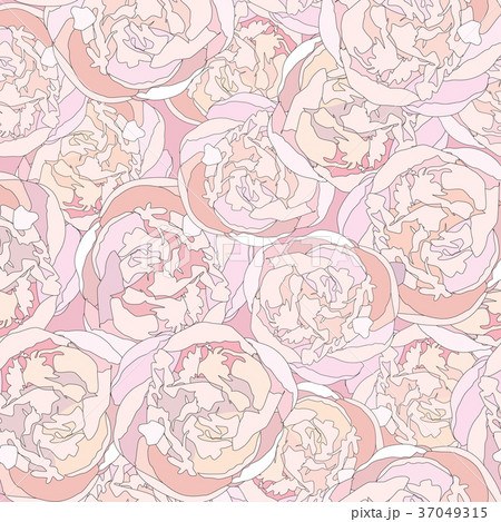 Floral seamless pattern. Flower rose background. 37049315