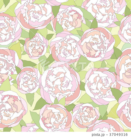 Floral seamless pattern. Flower rose background. 37049316