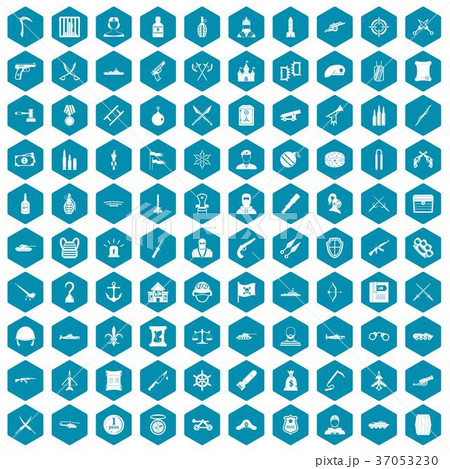 100 weapons icons sapphirine violet 37053230
