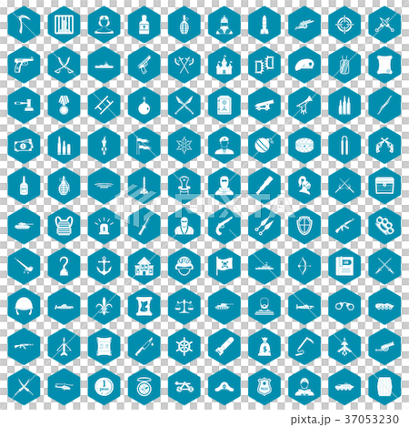 100 weapons icons sapphirine violet 37053230