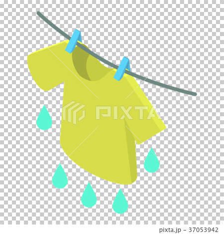 T-shirt icon, isometric 3d style 37053942