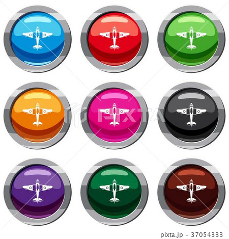 Military fighter plane set 9 collection 37054333