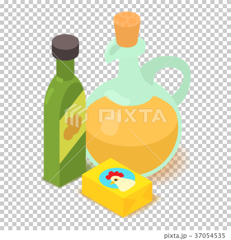 Butter icon, cartoon isometric 3d style 37054535