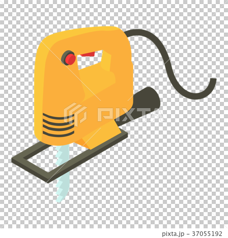 Electric jigsaw icon, isometric 3d style Electric jigsaw icon, isometric 3d style 37055192