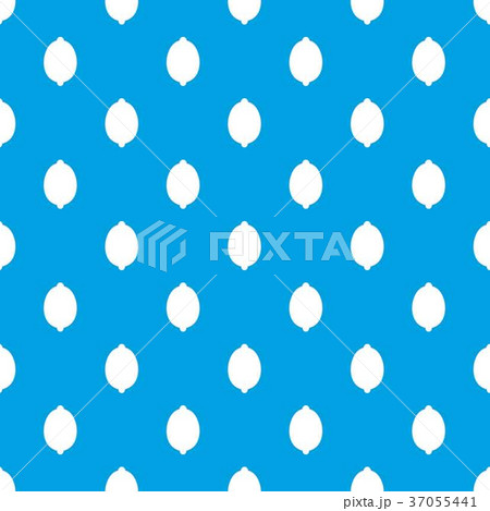 Lemon pattern seamless blue 37055441