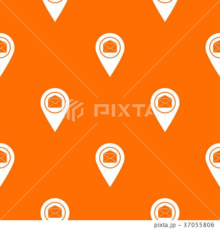 Marker location with envelope sign pattern seamless 37055806