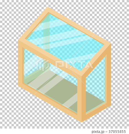Balcony window frame icon, isometric 3d style 37055855