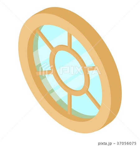 Roof window frame icon, isometric 3d style Roof window frame icon, isometric 3d style 37056075