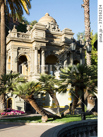 Santa Lucia Park on hill in Santiago 37056234