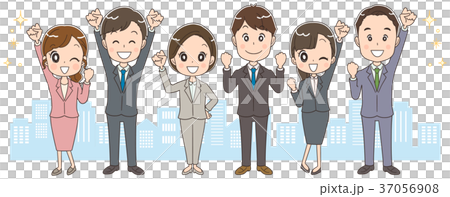 企業隊的例證 37056908