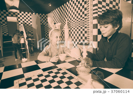 Exciting adventure for kids in chess quest room 37060114