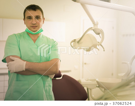 Adult doctor dentist in uniform 37062524