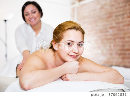 Young woman in massage salon 37062831