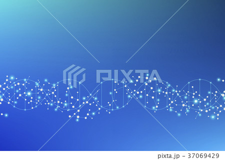 Abstract molecule background, genetic and chemical 37069429