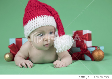 Happy Santa Christmas baby 37070799