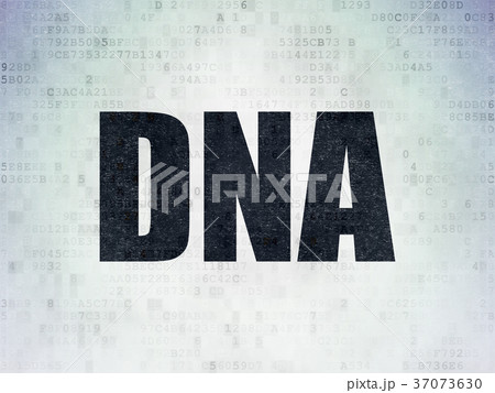 Healthcare concept: DNA on Digital Data Paper 37073630