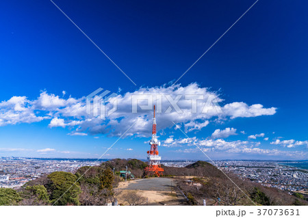 《神奈川県》湘南平・展望風景 37073631