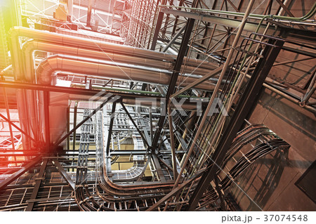 Industrial Steel pipelines, valves, cables Industrial Steel pipelines, valves, cables 37074548