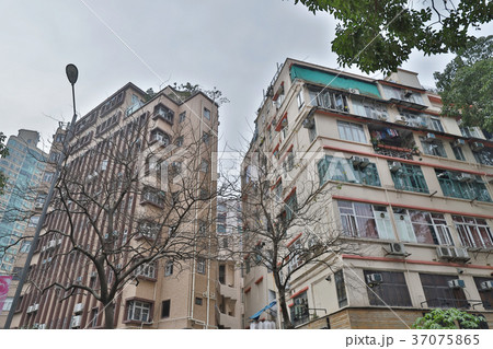 old apartment building District at Mog kok 37075865