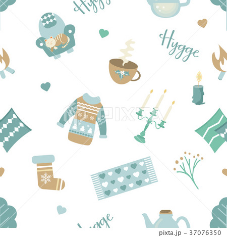 Scandinavian pattern with different elements Scandinavian pattern with different elements 37076350