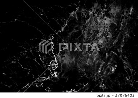 Black marble texture background, Black stone floor 37076403