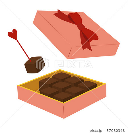 バレンタインチョコレート イラストのイラスト素材
