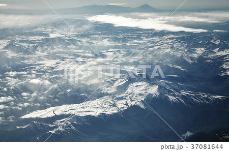 Aerial picture of the Andes mountain range, Chile 37081644