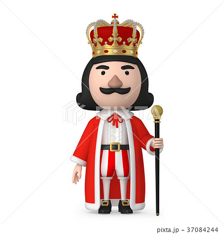 王様 キング キャラクター01のイラスト素材
