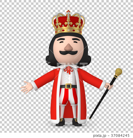 王様 キング キャラクター02のイラスト素材
