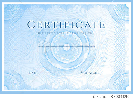 Certificate, Diploma of completion design template 37084890