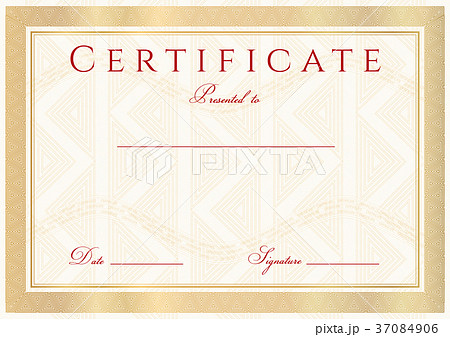 Certificate, Diploma of completion (design templat Certificate, Diploma of completion (design templat 37084906