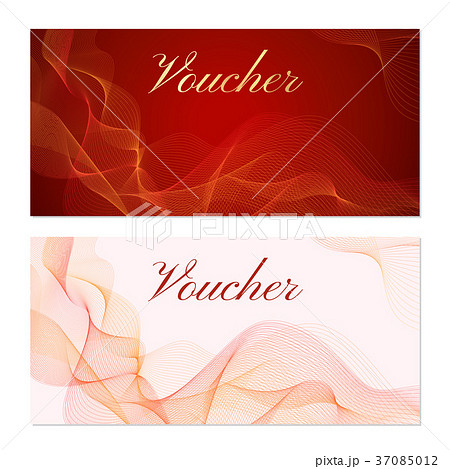 Voucher, Gift certificate or Coupon template. Guil 37085012