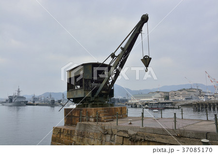 海上自衛隊・旧魚雷積載用クレーン 37085170