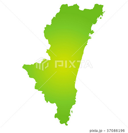 宮崎県地図 37086196