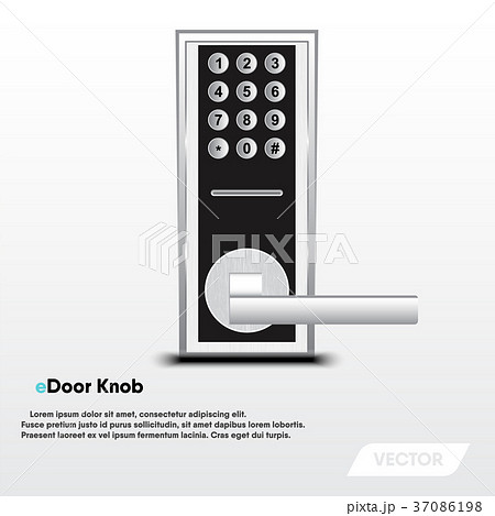 Electronic security door knob, Modern design Electronic security door knob, Modern design 37086198
