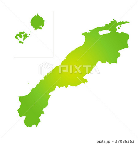 島根県地図 37086262
